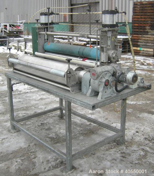 Used- OMV 3 Roll Sheet Stack