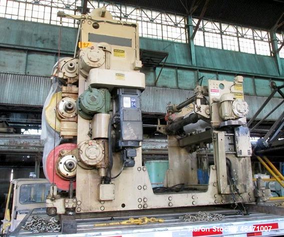Used- OMV Vertical  31.5" Three Roll Sheet Stack.