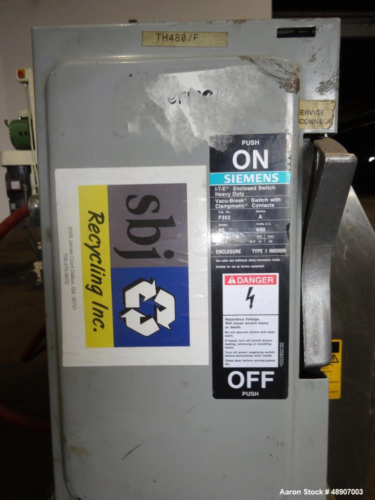 Used OMV 3 Roll Sheet Stack.