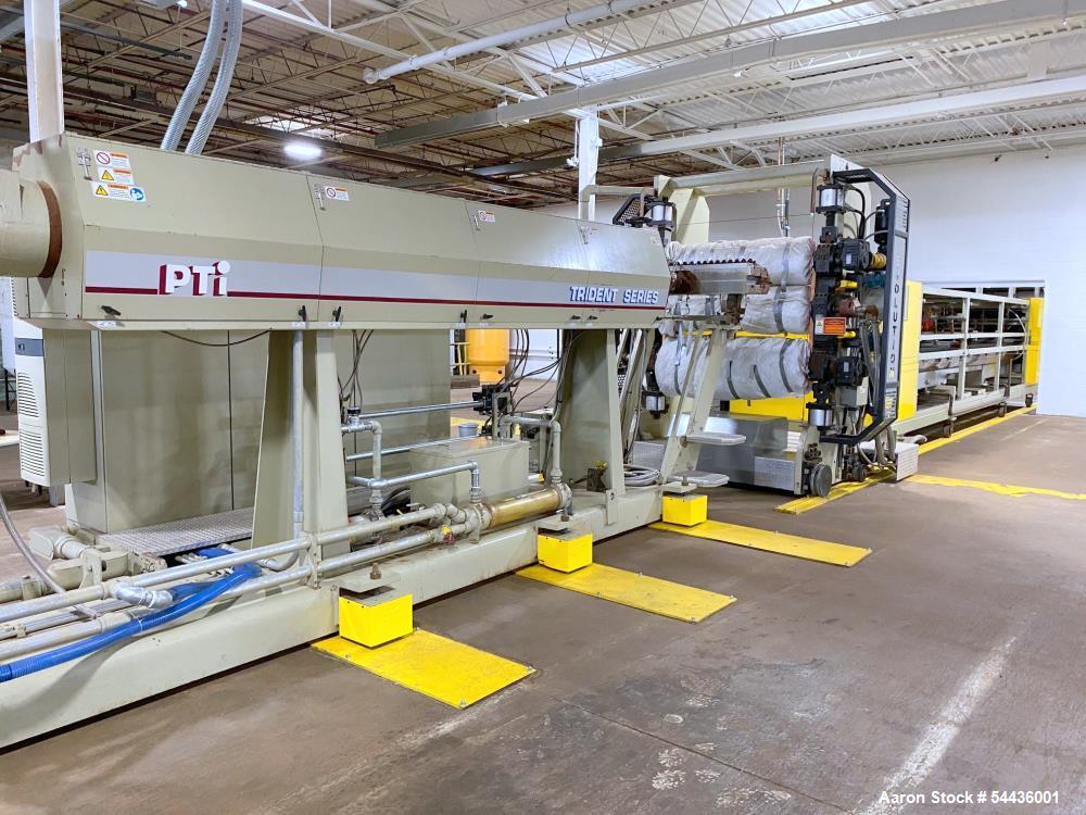 Used PTI Trident 6500 Sheet Extrusion Line – 6.5" 500 HP High-Output Plastic Sheet Production System