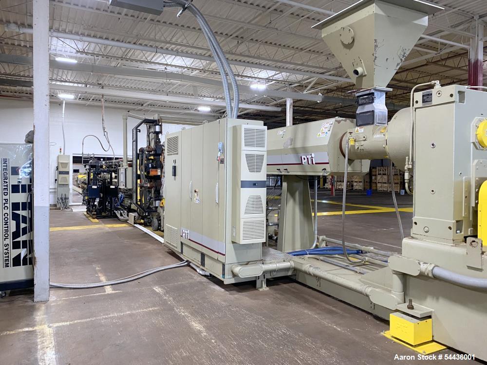 Used PTI Trident 6500 Sheet Extrusion Line – 6.5" 500 HP High-Output Plastic Sheet Production System