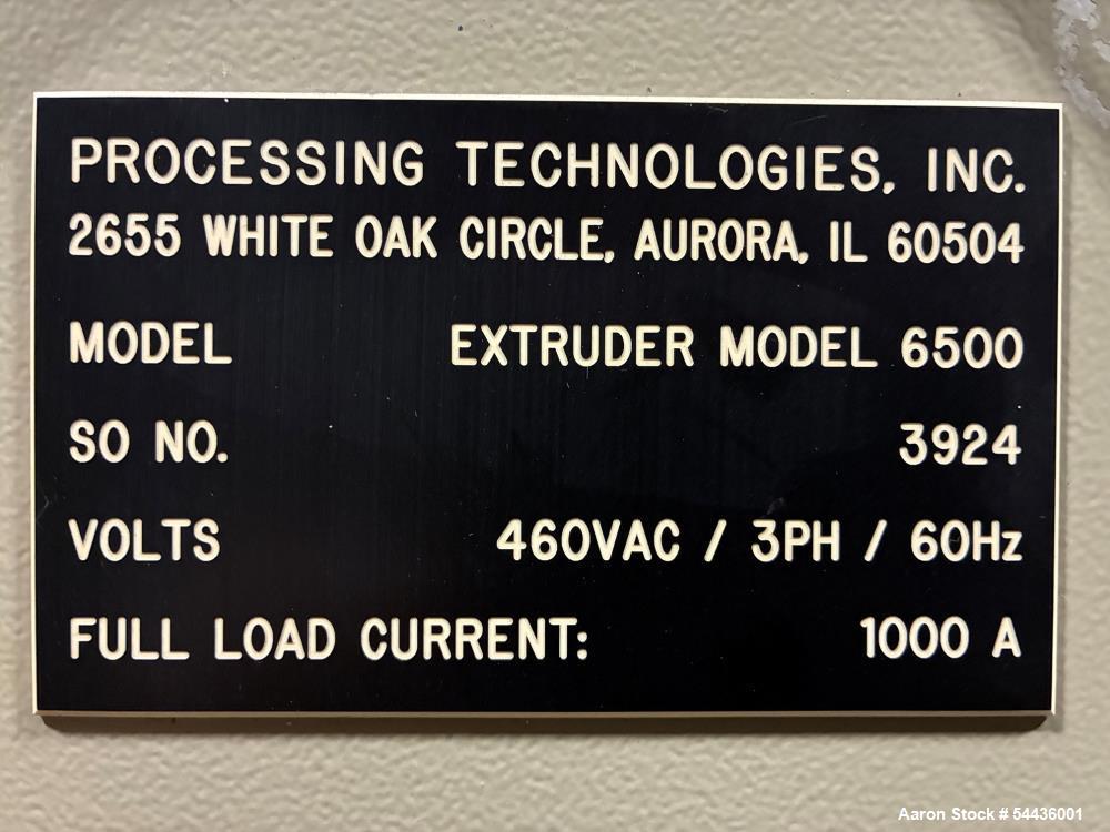 Used PTI Trident 6500 Sheet Extrusion Line – 6.5" 500 HP High-Output Plastic Sheet Production System