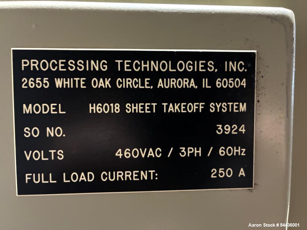 Used PTI Trident 6500 Sheet Extrusion Line – 6.5" 500 HP High-Output Plastic Sheet Production System