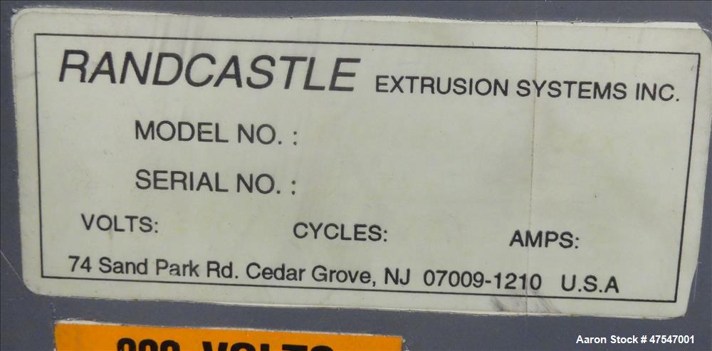 Used Randcastle Extrusion System 3 Layer Co-Extrusion Sheet Line