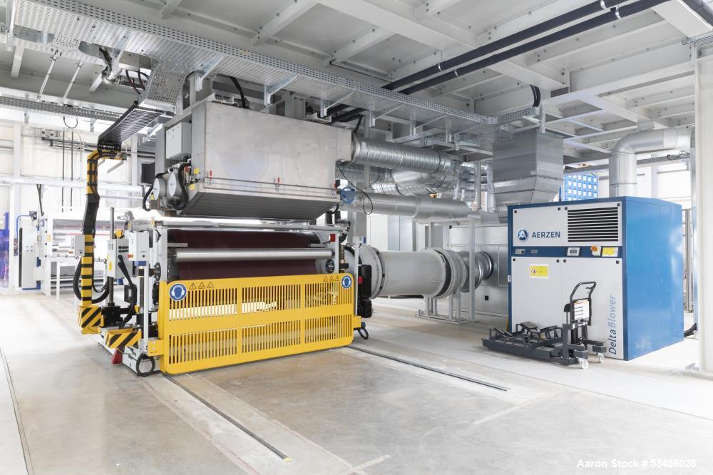 Used Reifenhauser 1600 mm Meltblown Non-Woven Extrusion Line – Complete Reicofil Filter Media Production System
