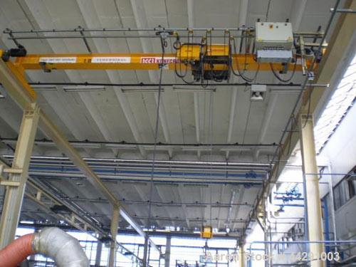 Used Soten Polyolefin Sheet Line comprised of:  (1) Perforating machine, 59 hp/44 kW, material thickness 0.5 - 1.2" (12-30 mm), maximum film width 65" (1650 mm), maximum core diameter 23.6" (600 mm),...