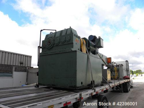 Used Davis Standard Sterling Sheet Line Consisting Of: (1) Davis Standard 6’' diameter single screw extruder, approximate 30:1 L/D ratio, electrically heated, water cooled, non-vented 6 zone barrel w...