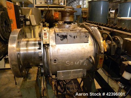 Used Davis Standard Sterling Sheet Line Consisting Of: (1) Davis Standard 6’' diameter single screw extruder, approximate 30:1 L/D ratio, electrically heated, water cooled, non-vented 6 zone barrel w...