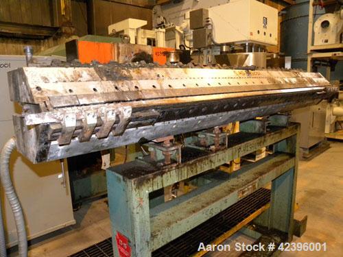 Used Davis Standard Sterling Sheet Line Consisting Of: (1) Davis Standard 6’' diameter single screw extruder, approximate 30:1 L/D ratio, electrically heated, water cooled, non-vented 6 zone barrel w...