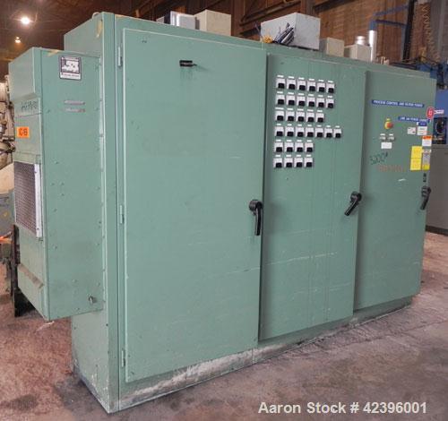 Used Davis Standard Sterling Sheet Line Consisting Of: (1) Davis Standard 6’' diameter single screw extruder, approximate 30:1 L/D ratio, electrically heated, water cooled, non-vented 6 zone barrel w...
