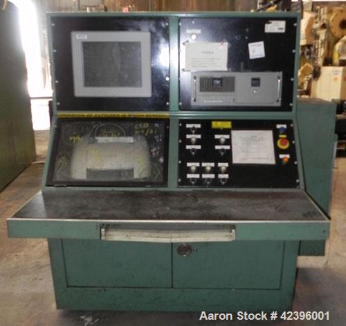 Used Davis Standard Sterling Sheet Line Consisting Of: (1) Davis Standard 6’' diameter single screw extruder, approximate 30:1 L/D ratio, electrically heated, water cooled, non-vented 6 zone barrel w...
