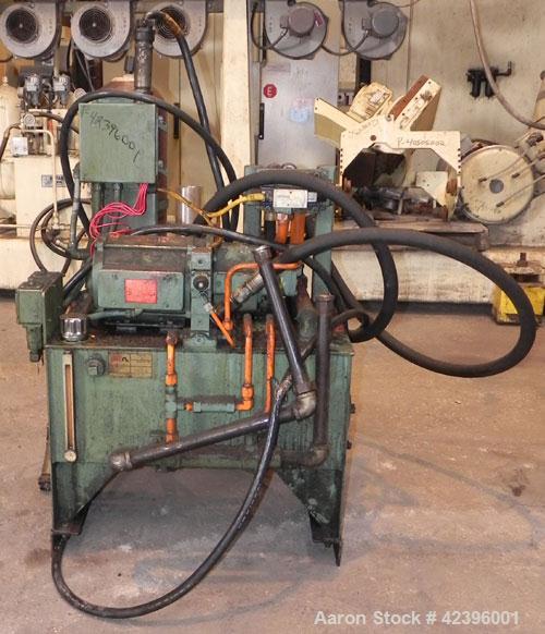 Used Davis Standard Sterling Sheet Line Consisting Of: (1) Davis Standard 6’' diameter single screw extruder, approximate 30:1 L/D ratio, electrically heated, water cooled, non-vented 6 zone barrel w...