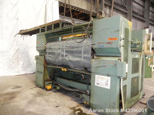 Used Davis Standard Sterling Sheet Line Consisting Of: (1) Davis Standard 6’' diameter single screw extruder, approximate 30:1 L/D ratio, electrically heated, water cooled, non-vented 6 zone barrel w...