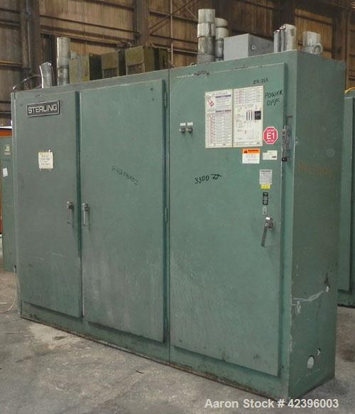 Used Davis Standard Sterling Sheet Line Consisting Of: (1) Sterling 6’' diameter single screw extruder, approximate 32:1 L/D ratio, electrically heated, water cooled, non-vented 6 zone barrel with cl...