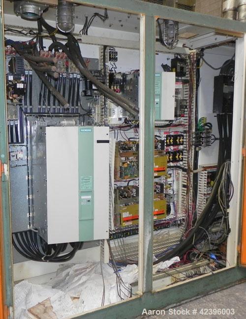 Used Davis Standard Sterling Sheet Line Consisting Of: (1) Sterling 6’' diameter single screw extruder, approximate 32:1 L/D ratio, electrically heated, water cooled, non-vented 6 zone barrel with cl...