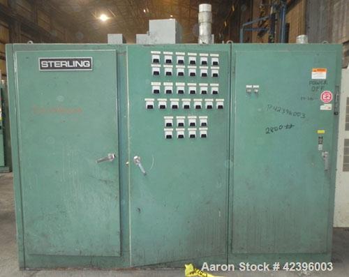 Used Davis Standard Sterling Sheet Line Consisting Of: (1) Sterling 6’' diameter single screw extruder, approximate 32:1 L/D ratio, electrically heated, water cooled, non-vented 6 zone barrel with cl...