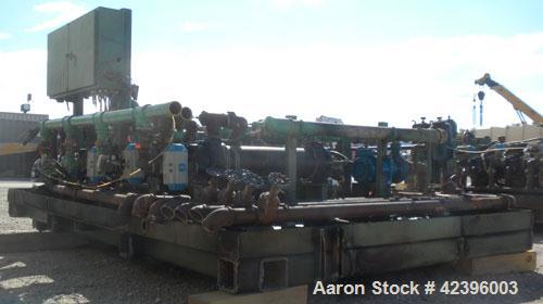 Used Davis Standard Sterling Sheet Line Consisting Of: (1) Sterling 6’' diameter single screw extruder, approximate 32:1 L/D ratio, electrically heated, water cooled, non-vented 6 zone barrel with cl...