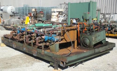 Used Davis Standard Sterling Sheet Line Consisting Of: (1) Sterling 6’' diameter single screw extruder, approximate 32:1 L/D ratio, electrically heated, water cooled, non-vented 6 zone barrel with cl...