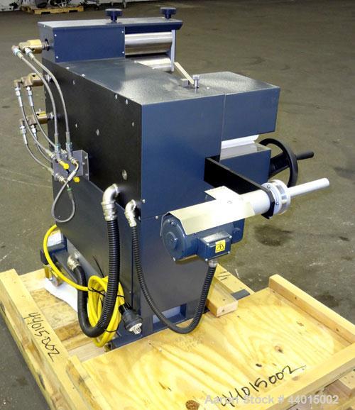 Unused- Thermo Fisher Scientific Sheet & Ribbon Haul-Off System Type 554-1476, Consisting Of: (1) Chill Roll with (3) Approximate 8” wide x 4-1/4” diameter cored rolls, rated 5 bar (75psi) maximum at...