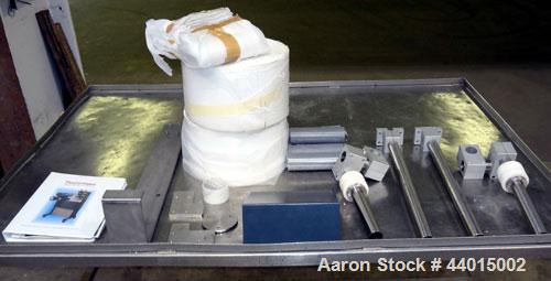 Unused- Thermo Fisher Scientific Sheet & Ribbon Haul-Off System Type 554-1476, Consisting Of: (1) Chill Roll with (3) Approximate 8” wide x 4-1/4” diameter cored rolls, rated 5 bar (75psi) maximum at...