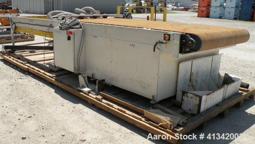 Used Vulcan Fork Sheet Stacker, model FSS48. 96'' x 48'' maximum sheet, 24'' maximum stack height with skid, serial #A5162.