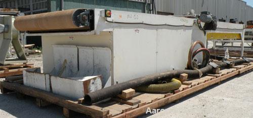 Used Vulcan Fork Sheet Stacker, model FSS48. 96'' x 48'' maximum sheet, 24'' maximum stack height with skid, serial #A5162.