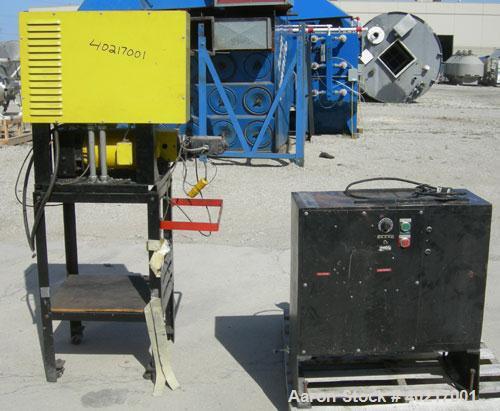 Used Wayne Machine and Die Company sheet line consisting of:  (1) 3/4" single screw extruder, approximate 20:1 L/D ratio, 3 zone barrel, 2 barrel, 1 die zone, electrically heated, air cooled, water c...
