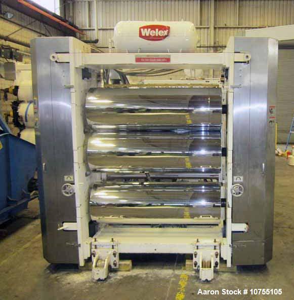 Used Welex Model 18X18X18X53 Chrome Roll Stack