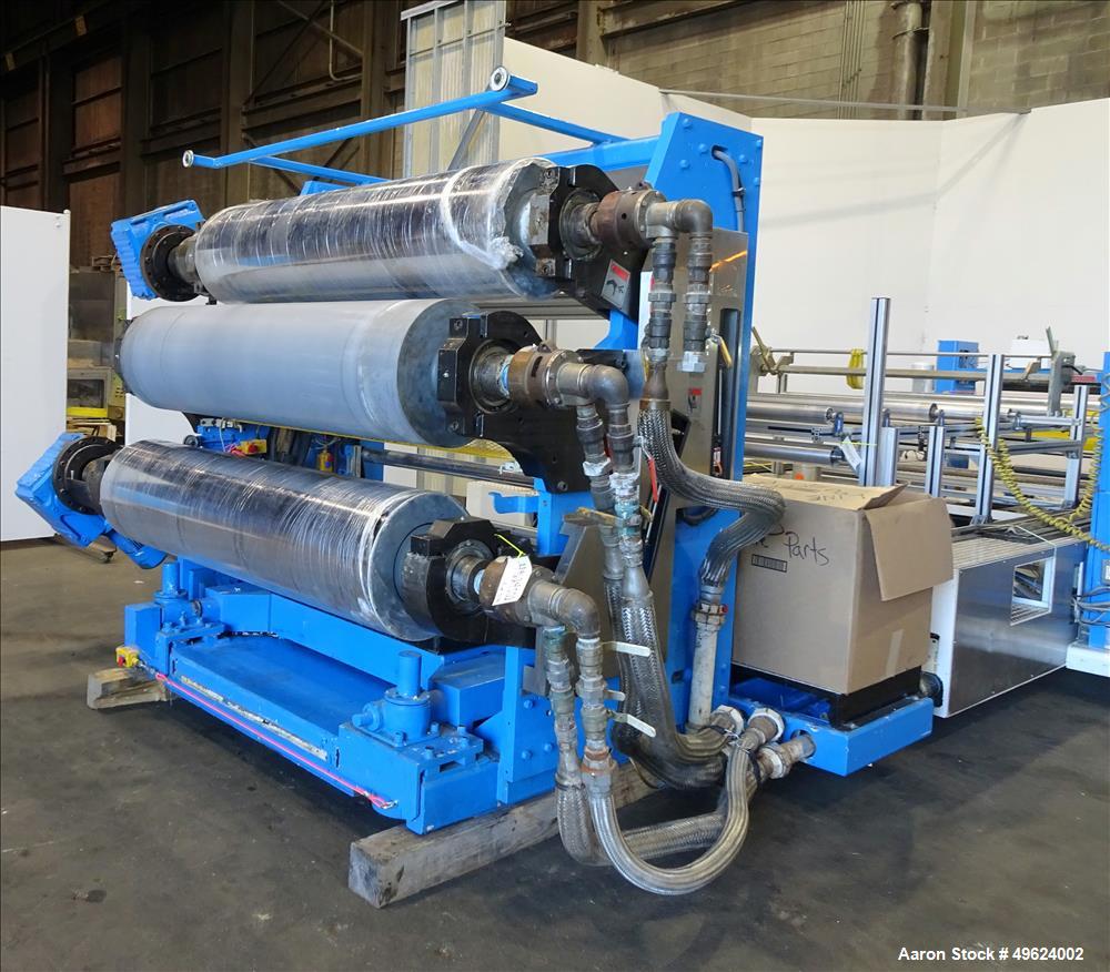Used Welex 3 Roll Sheet Stack, Model 18x18x18x72