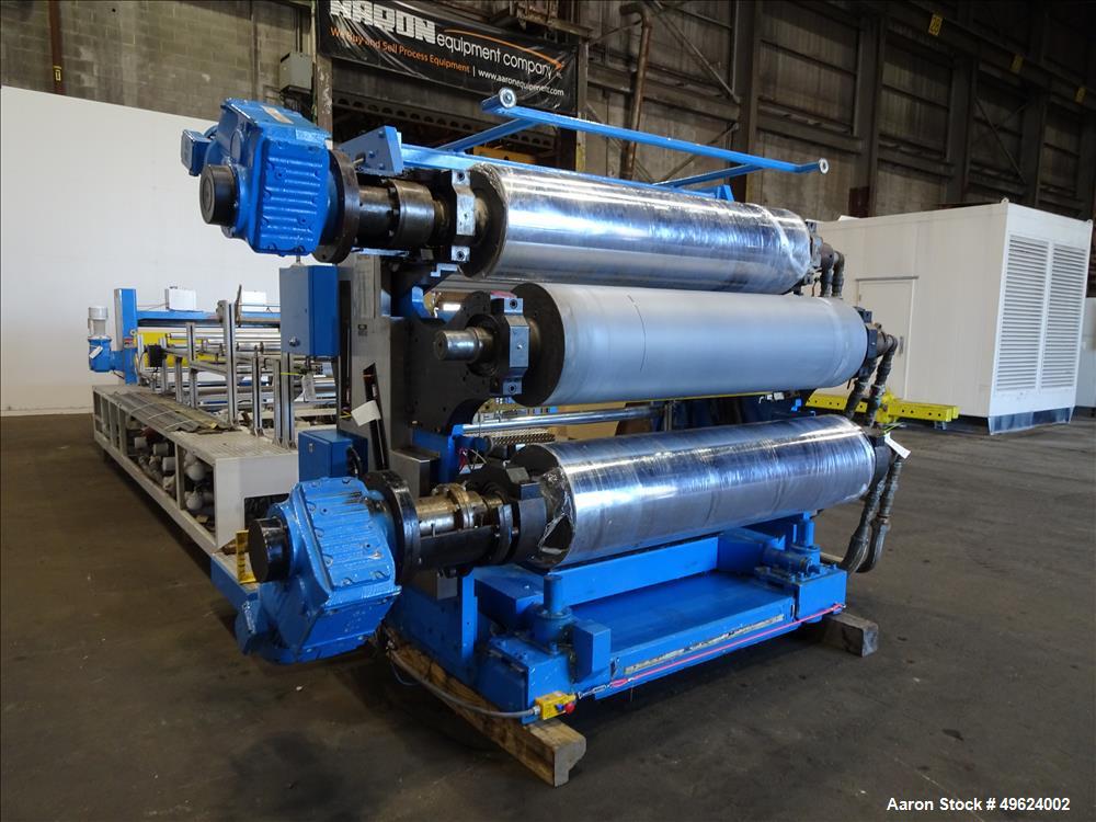 Used Welex 3 Roll Sheet Stack, Model 18x18x18x72