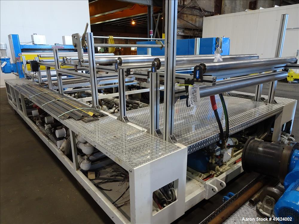 Used Welex 3 Roll Sheet Stack, Model 18x18x18x72