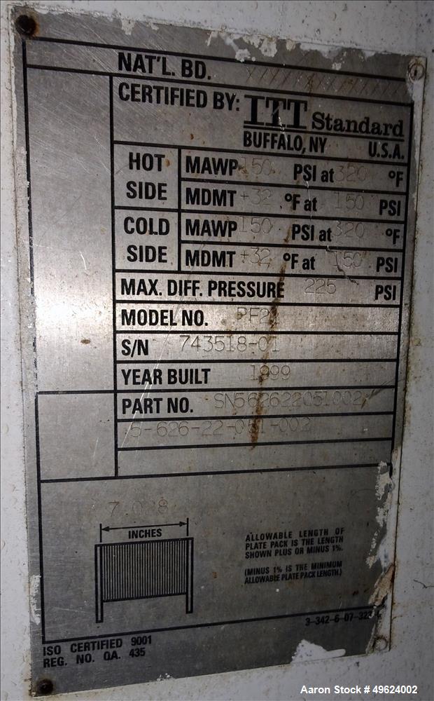 Used Welex 3 Roll Sheet Stack, Model 18x18x18x72