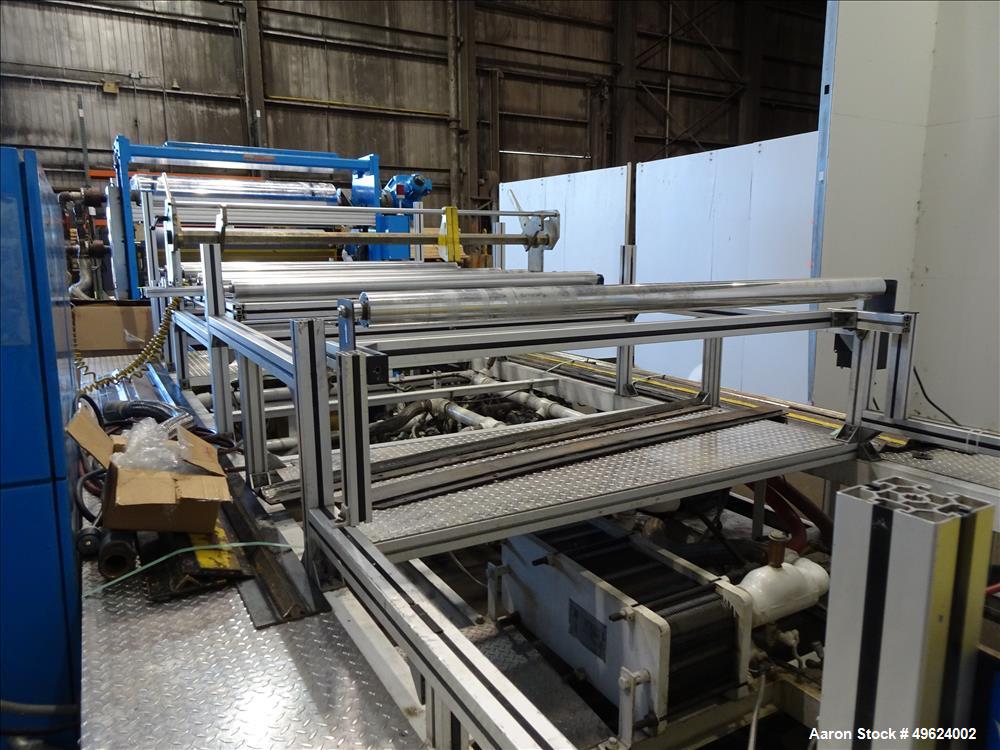 Used Welex 3 Roll Sheet Stack, Model 18x18x18x72