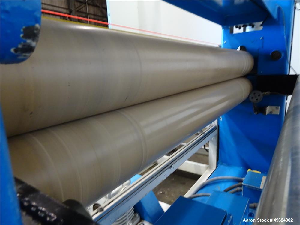 Used Welex 3 Roll Sheet Stack, Model 18x18x18x72