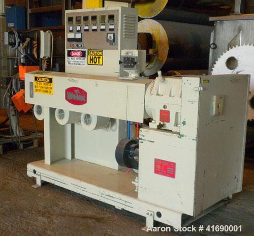 Used Welex Sheet Line Consisting Of: (1) Welex 2-1/2" single screw extruder, model 250 24:1AC, serial #1864  8-80, approximate 24 to 1 L/D ratio, 3 zone non-vented barrel, electrically heated, air co...