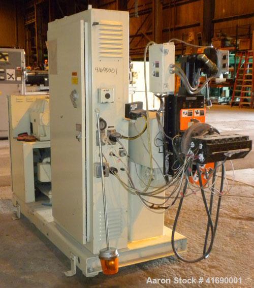 Used Welex Sheet Line Consisting Of: (1) Welex 2-1/2" single screw extruder, model 250 24:1AC, serial #1864  8-80, approximate 24 to 1 L/D ratio, 3 zone non-vented barrel, electrically heated, air co...