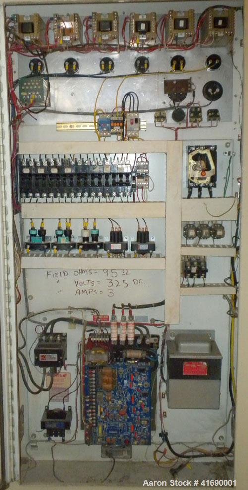 Used Welex Sheet Line Consisting Of: (1) Welex 2-1/2" single screw extruder, model 250 24:1AC, serial #1864  8-80, approximate 24 to 1 L/D ratio, 3 zone non-vented barrel, electrically heated, air co...