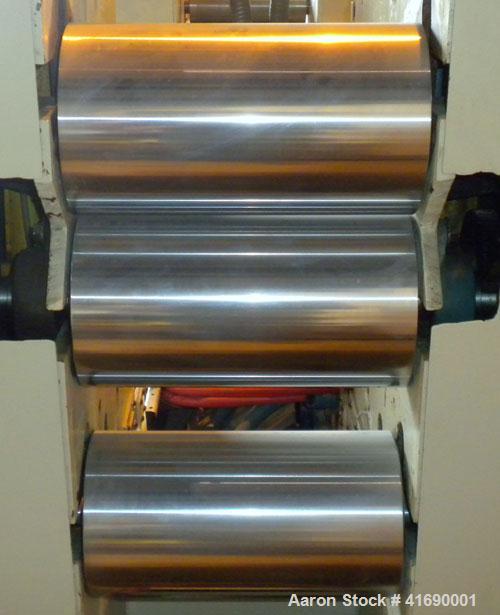 Used Welex Sheet Line Consisting Of: (1) Welex 2-1/2" single screw extruder, model 250 24:1AC, serial #1864  8-80, approximate 24 to 1 L/D ratio, 3 zone non-vented barrel, electrically heated, air co...
