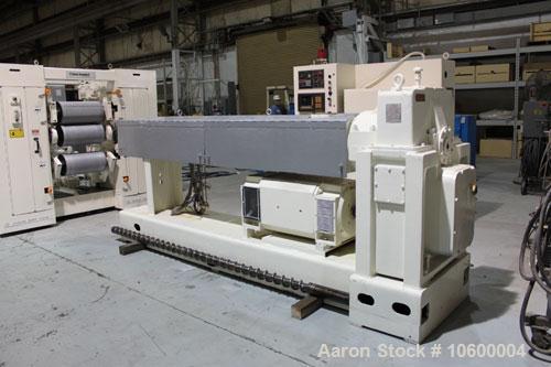 Used-Plastic Sheet Extrusion Line consisting of:  Used Welex 3-1/2" single screw extruder, model 35VA. Approximate 30:1 L/D ...