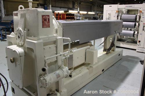 Used-Plastic Sheet Extrusion Line consisting of:  Used Welex 3-1/2" single screw extruder, model 35VA. Approximate 30:1 L/D ...