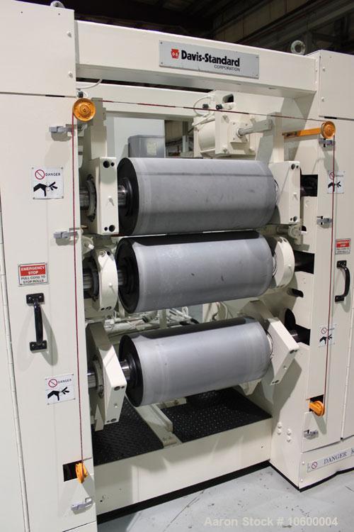 Used-Plastic Sheet Extrusion Line consisting of:  Used Welex 3-1/2" single screw extruder, model 35VA. Approximate 30:1 L/D ...