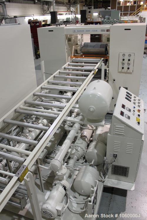 Used-Plastic Sheet Extrusion Line consisting of:  Used Welex 3-1/2" single screw extruder, model 35VA. Approximate 30:1 L/D ...