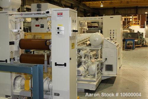 Used-Plastic Sheet Extrusion Line consisting of:  Used Welex 3-1/2" single screw extruder, model 35VA. Approximate 30:1 L/D ...