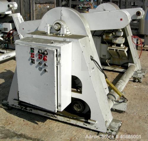  (1) 3 roll sheet stack with (3) 12" diameter x 41" wide chrome plated rolls, and (2) 12" diameter x 41" wide pattern rolls, with pumps, heat exchangers, control panel, and 16' long cooling section. ...