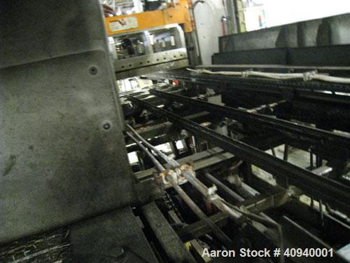 Used Welex Co-Extrusion Sheet Line consisting of the following:  (1) Welex 4.5" screw diameter, 36:1 L/D ratio. Electrically heated, water cooled side vented barrel. Unit driven by a 250 hp DC motor ...