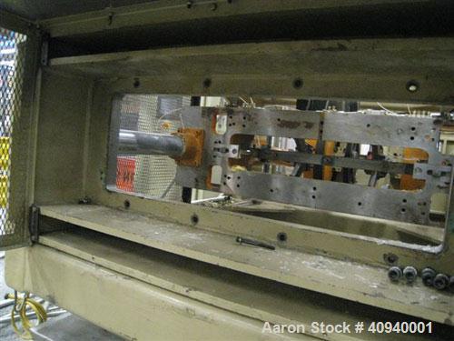 Used Welex Co-Extrusion Sheet Line consisting of the following:  (1) Welex 4.5" screw diameter, 36:1 L/D ratio. Electrically heated, water cooled side vented barrel. Unit driven by a 250 hp DC motor ...