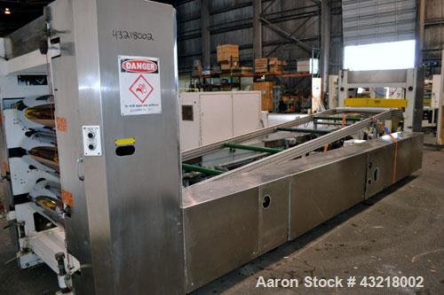 Used Welex 41’’ Wide Sheet Extrusion Downstream Consisting Of: (1) Welex 3 Roll sheet stack. (3) 41’’ wide x 12’’ diameter chrome plated cored rolls, driven by a 3hp DC gear motor. Approximate 17’ lo...