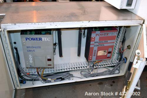 Used Welex 41’’ Wide Sheet Extrusion Downstream Consisting Of: (1) Welex 3 Roll sheet stack. (3) 41’’ wide x 12’’ diameter chrome plated cored rolls, driven by a 3hp DC gear motor. Approximate 17’ lo...
