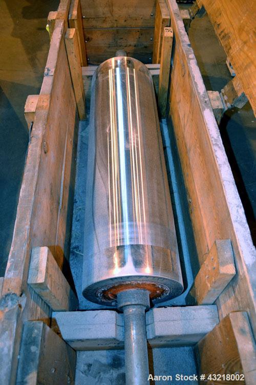 Used Welex 41’’ Wide Sheet Extrusion Downstream Consisting Of: (1) Welex 3 Roll sheet stack. (3) 41’’ wide x 12’’ diameter chrome plated cored rolls, driven by a 3hp DC gear motor. Approximate 17’ lo...