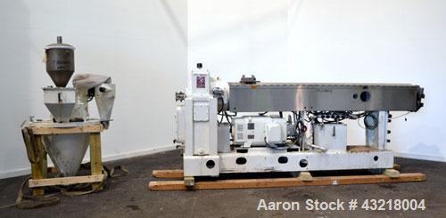 Used Welex 41’’ Wide Sheet Extrusion Line Consisting Of: (1) Welex 3-1/2’’ single screw extruder, approximate 30 to 1 L/R ratio. Electrically heated, water cooled with closed loop system with tank, p...